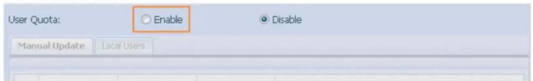 Thecus N2560 - Quota d'utilisateur3.5.6 - 1