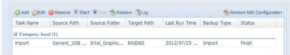 Thecus N2560 - Data Guard (Protection des données) (sauvegarde en 3.8.3 local) - 9