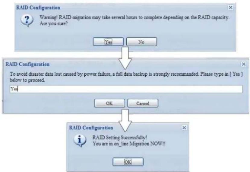 Thecus N2560 - Migrer un volume RAID (N4520/N4560)• - 2