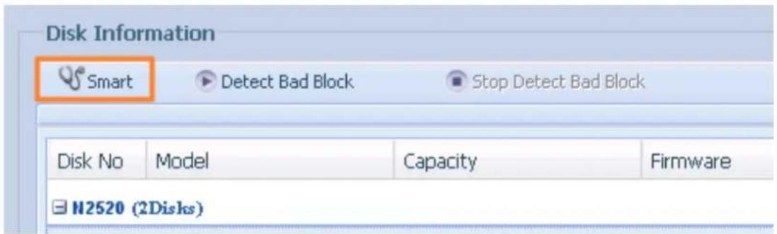 Thecus N2560 - S.M.A.R.T. Information (Informations S.M.A.R.T.) - 1