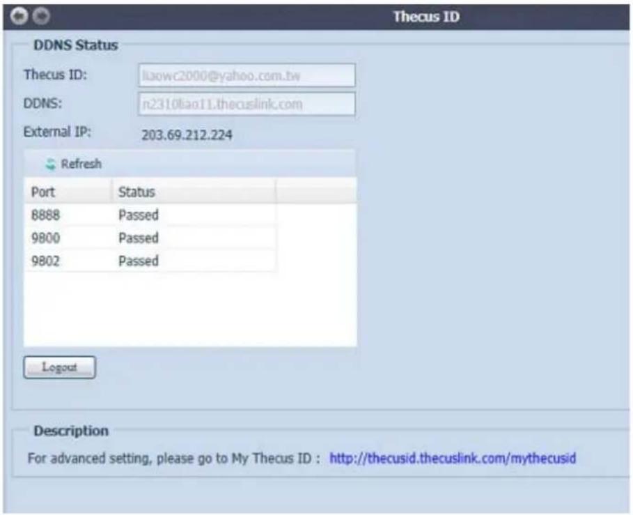 Thecus N2560 - ThecusID3.6.14 - 1