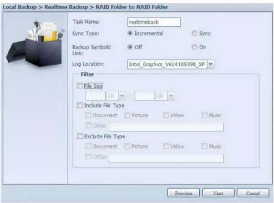 Thecus N2560 - Périphérique externe vers dossier - 8