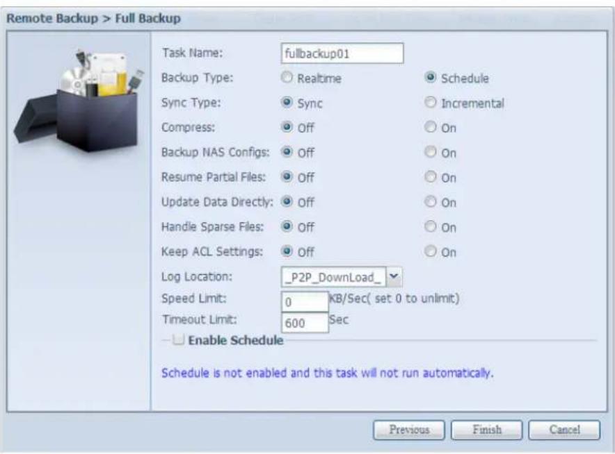 Thecus N2560 - Full Backup (Sauvegarde intégrale)• - 3