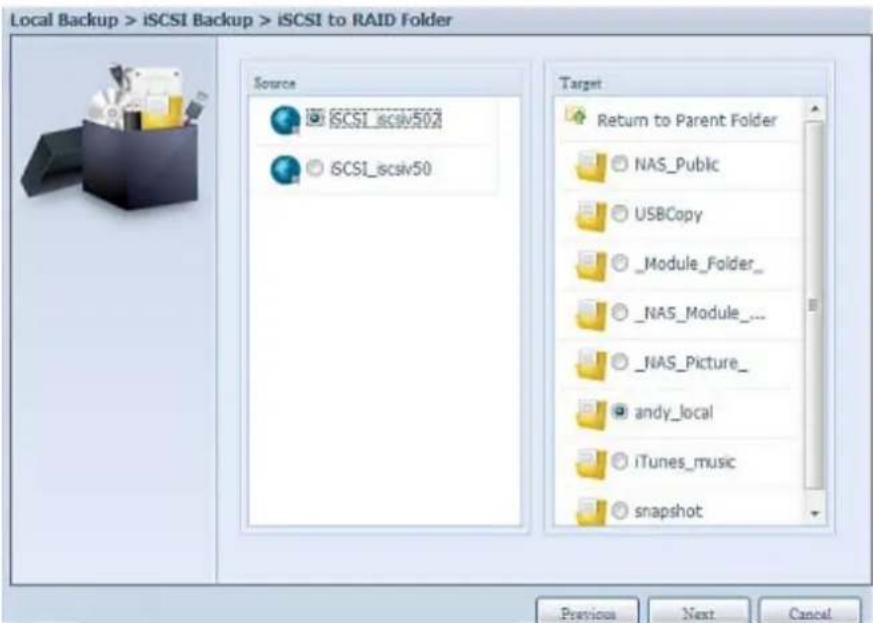 Thecus N2560 - Périphérique externe vers dossier - 16