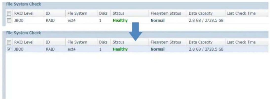 Thecus N2560 - File System Check (Vérification du système de 3.3.15 fichiers) - 4