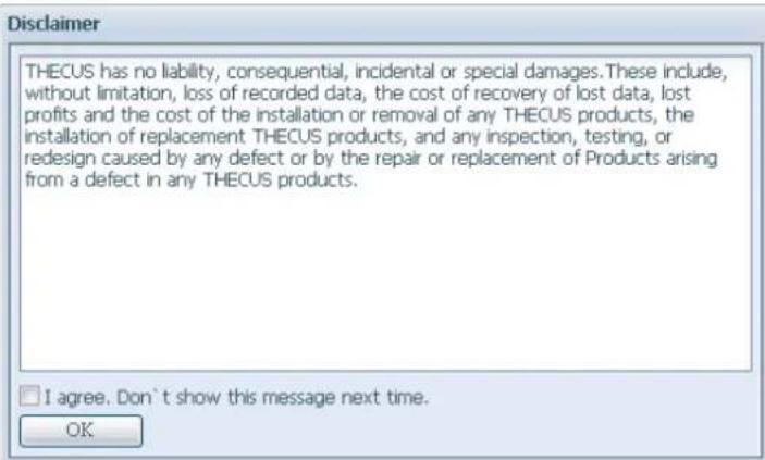 Thecus N2560 - Interface d'administration Web3.2 - 2