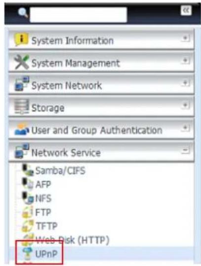 Thecus N7710 - UPnP - 1