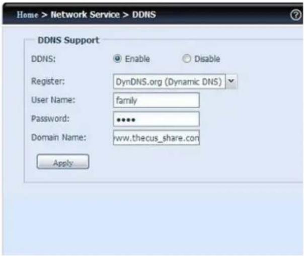 Thecus N8810U - DDNS (DDNS) - 2