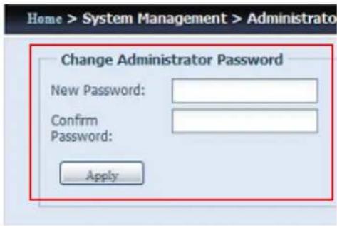 Thecus N8810U - Administrator Password (Mot de passer de l'administrateur) - 2