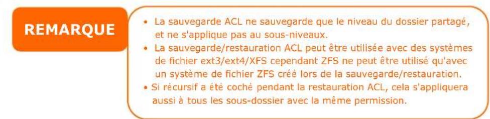 Thecus N8810U - Sauvegarde et restauration ACL - 5
