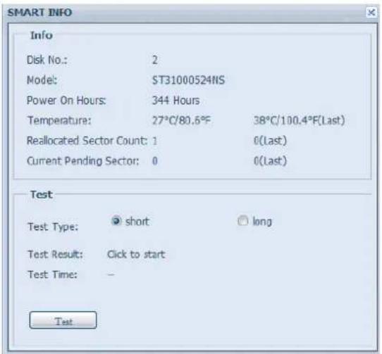 Thecus N8810U - S.M.A.R.T. Information (Informations S.M.A.R.T.) - 2