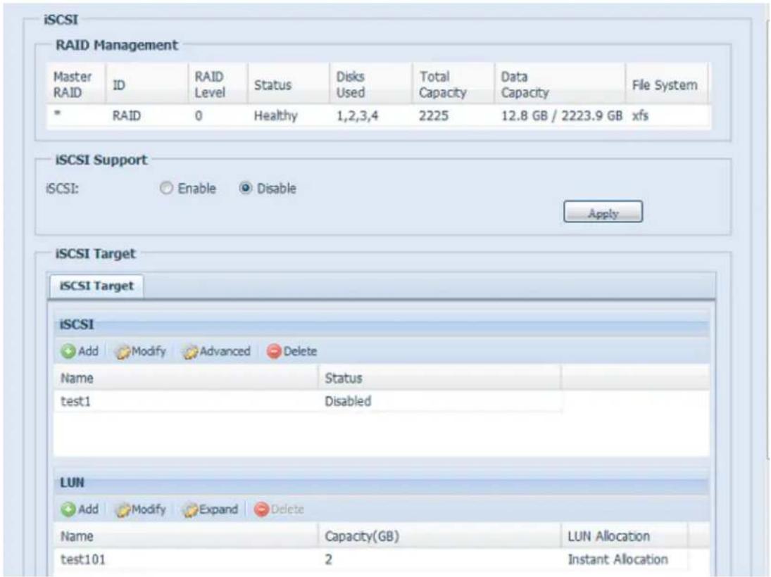 Thecus N8810U - iscsi - 1
