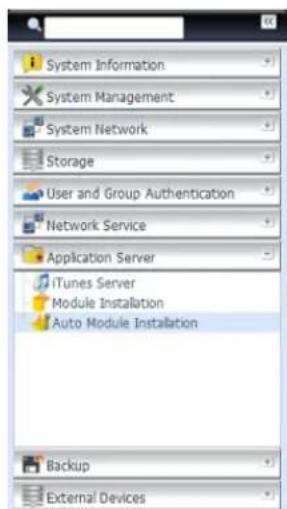 Thecus N8810U - Installation auto de module - 1