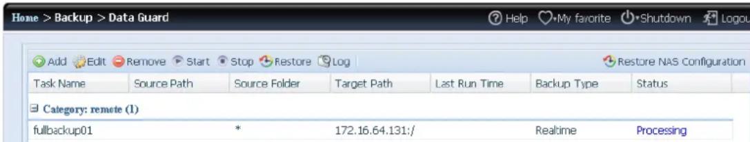 Thecus N8810U - Full Backup (Sauvegarde intégierale) - 4