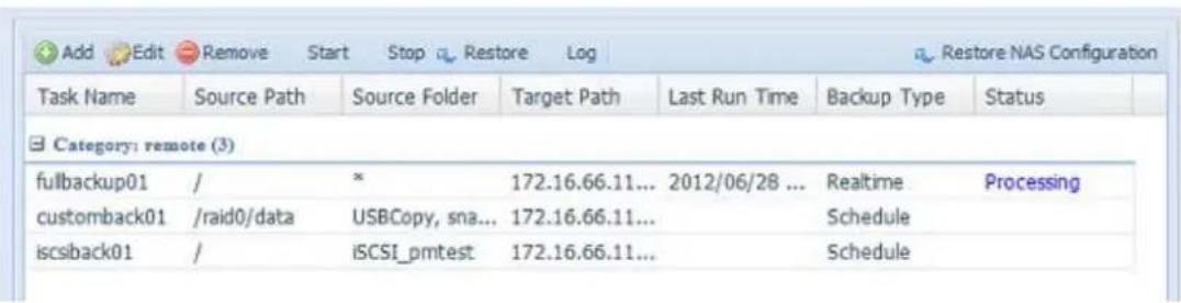 Thecus N8810U - iSCSI Backup (Sauvegarde de l'iSCSI) - 5