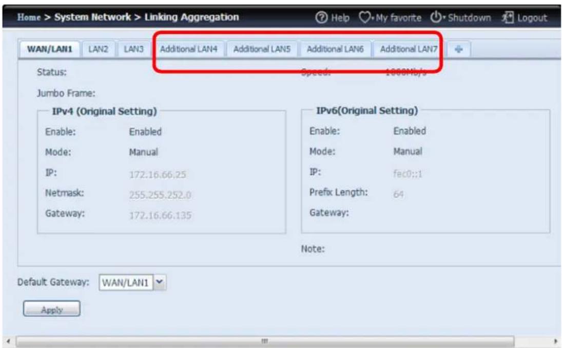 Thecus N8810U - LAN supplémentaire - 1