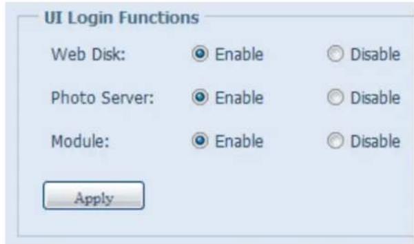 Thecus N8810U - UI Login Function (Fonction de connexion UI) - 1