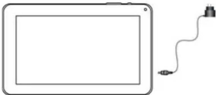 Trevi Kid Tab 9 - Ricarica della batteria tramite alimentatore esterno. - 1