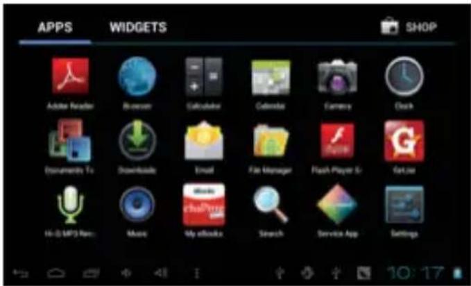 Trevi Kid Tab 9 - Display all applications - 1