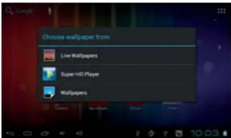 Trevi Kid Tab 9 - Set wallpaper - 1