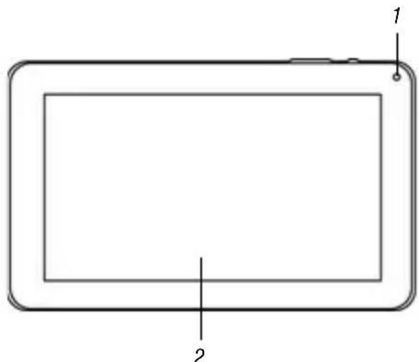 Trevi Kid Tab 9 - BESCHREIBUNG DER BEDIENELEMENTE - 1