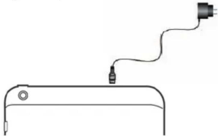 Trevi Mini Tab Q - Ricarica della batteria tramite alimentatore esterno. - 2