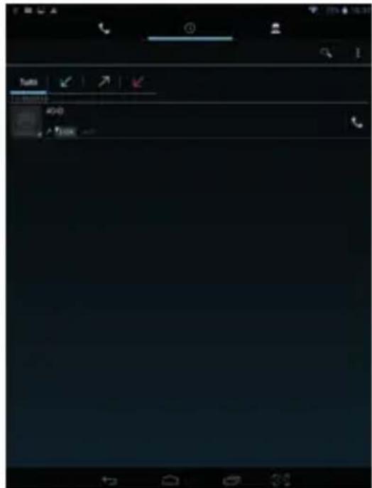Trevi Mini Tab Q - Visualizzazione della cronologia delle chiamate - 1