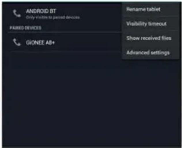 Trevi TAB 7 S8 - Ajustes de Bluetooth - 2