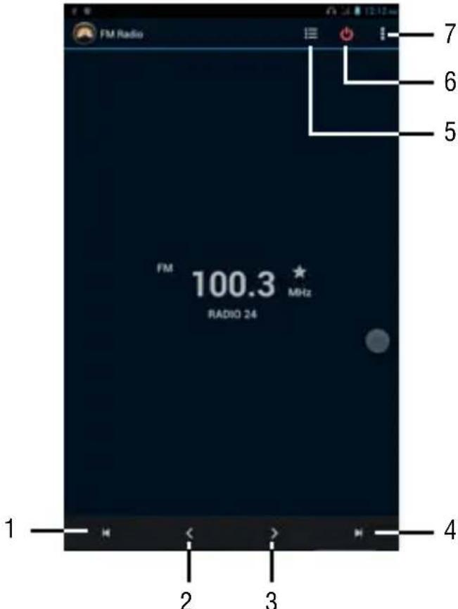 Trevi TAB 7 S8 - Ascoltare la Radio: - 1