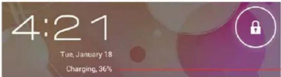 Trevi TAB 7 S8 - Ricarica della batteria tramite alimentatore esterno. - 1