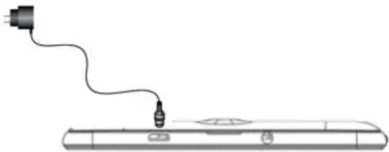 Trevi TAB 7 S8 - Ricarica della batteria tramite alimentatore esterno. - 2