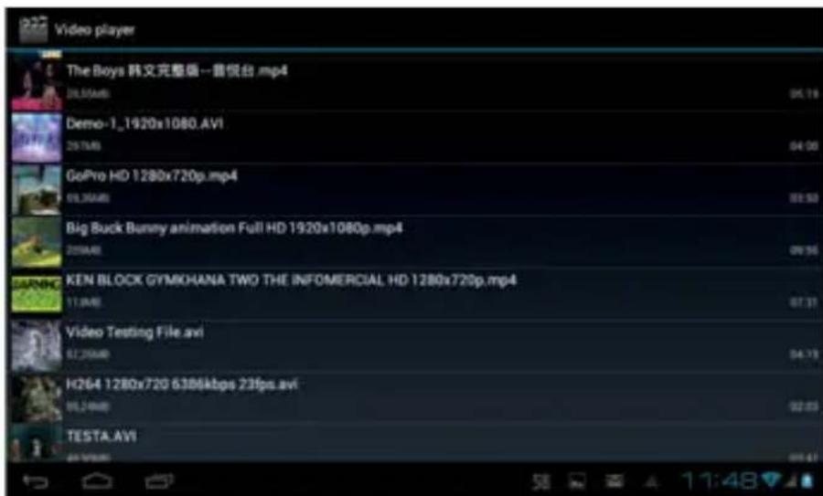 Trevi TAB 7 S8 - Reproducción de video: - 1