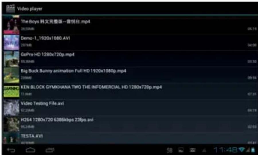 Trevi TAB 7 S8 - Video playback: - 1