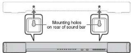 YAMAHA YAS203 - How to Install on the wall - 3