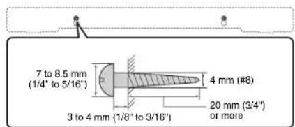 YAMAHA YAS203 - How to Install on the wall - 2