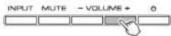 YAMAHA YAS203 - Teach the sound bar the "Volume (+)" code of the TV's remote control. - 1