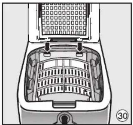 MIELE Swing H1 Parquet - Controle of de stofcassette vol is - 29