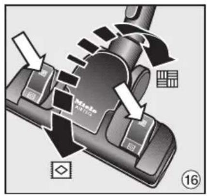 MIELE Swing H1 Parquet - Controle of de stofcassette vol is - 15