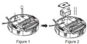 E.zicom E.ziclean Furtiv - Battery replacement of the Cleaner: - 1