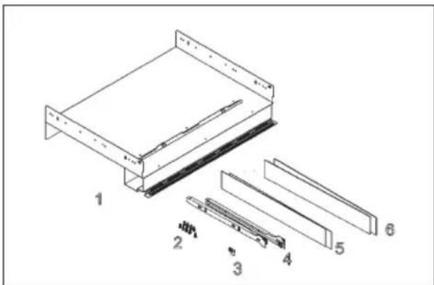 Caple Sense CM461 - Components for the installation of the machine - 1