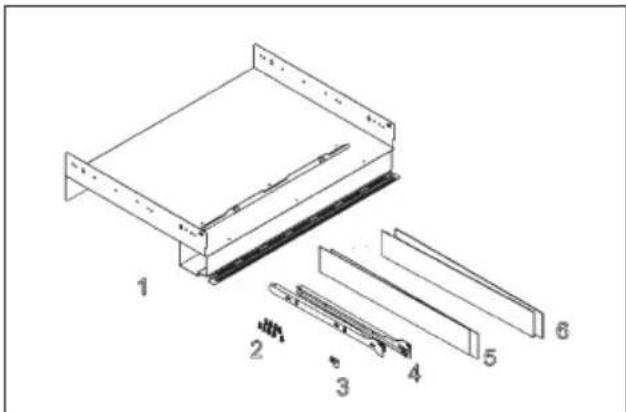Caple Sense CM461 - Composants pour l'installation de la machine - 1