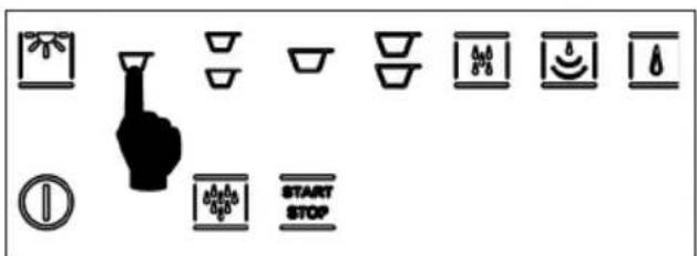 Caple Sense CM461 - PROGRAMMING THE QUANTITY OF COFFEE IN THE CUP - 1