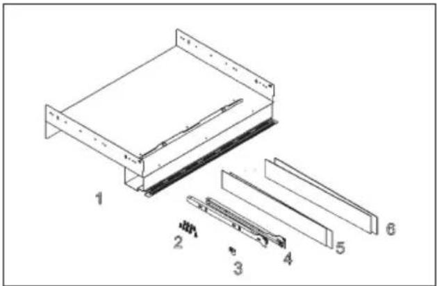 Caple Sense CM461 - Componentes para a instalação da máquina - 1