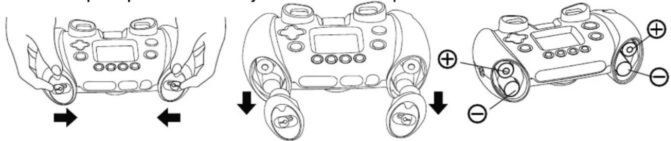 VTECH Kidizoom Twist - INSTALACIÓN DE LAS PILAS - 1