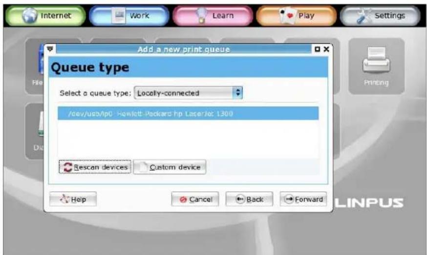 AIRIS Kira Series (Linux) - Añadir una impresora local - 1