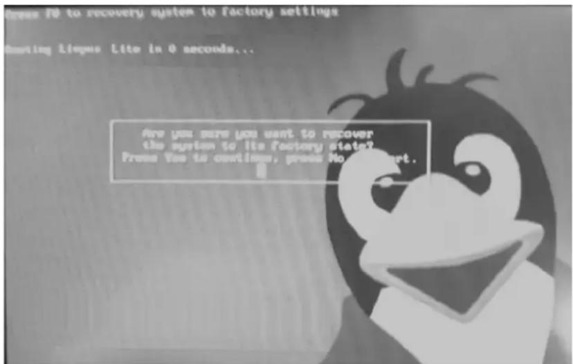 AIRIS Kira Series (Linux) - A-1 Recuperación del sistema usingo unicolemente una tecla - 3