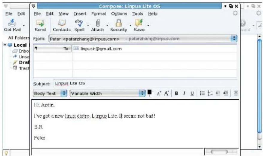 AIRIS Kira Series (Linux) - Redactar correo electrónico (eMail) - 1