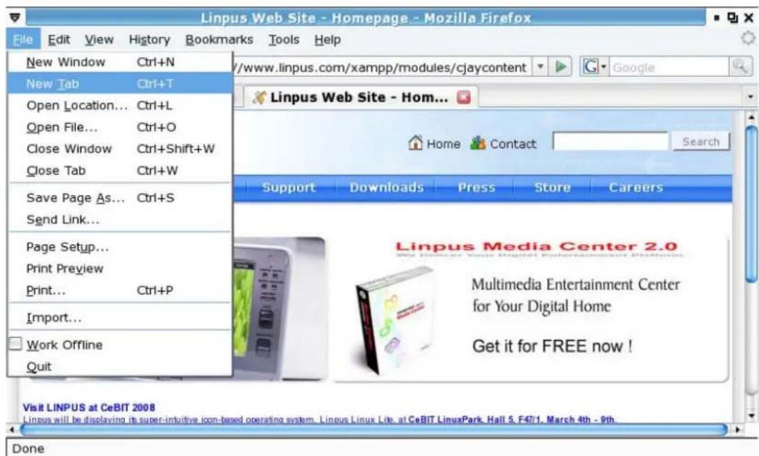 AIRIS Kira Series (Linux) - Tabbed Browsing - 1