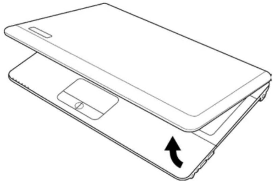 AIRIS Praxis N1103 - OPENING THE DISPLAY PANEL - 1