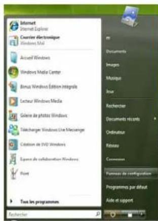 AIRIS Xtreme N1700 - Menu Demarrer &amp; Panneau de configuration de Windows Vista - 2